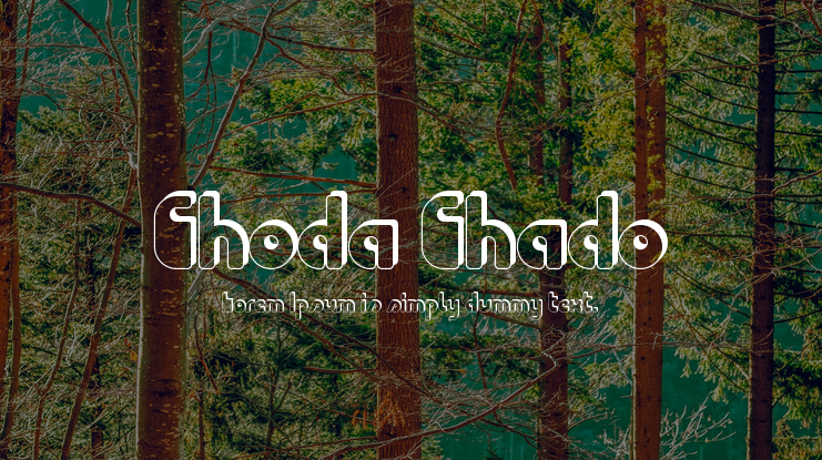 Choda Chado Font Family