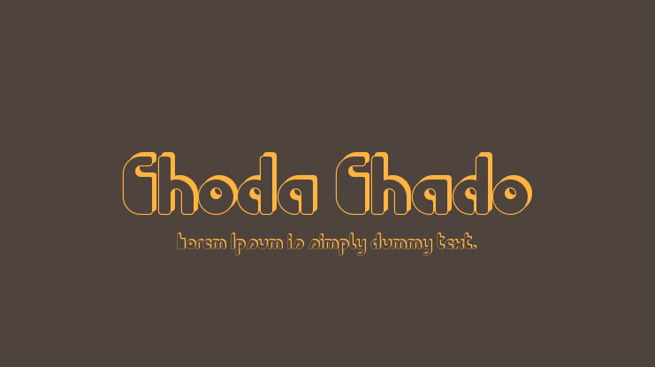 Choda Chado Font Family