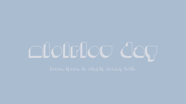 Misirlou Day Font Family