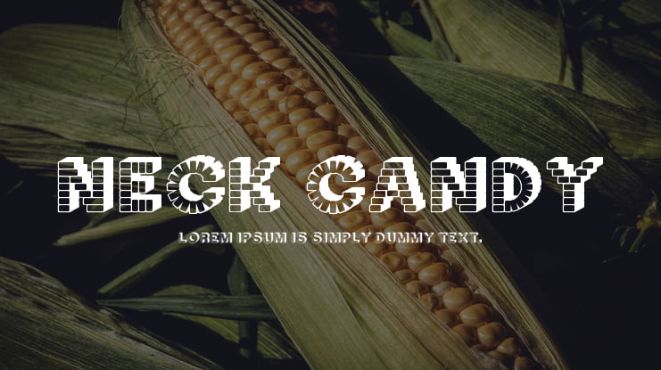 Neck Candy Font