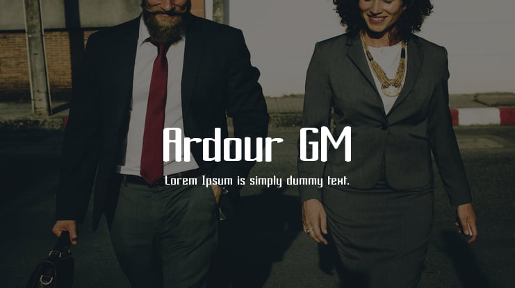 Ardour GM Font Family