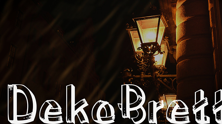 DekoBrett Font