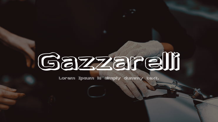 Gazzarelli Font