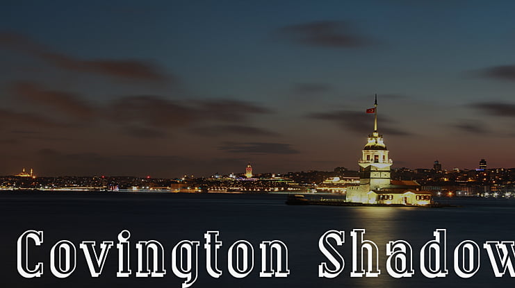 Covington Shadow Font