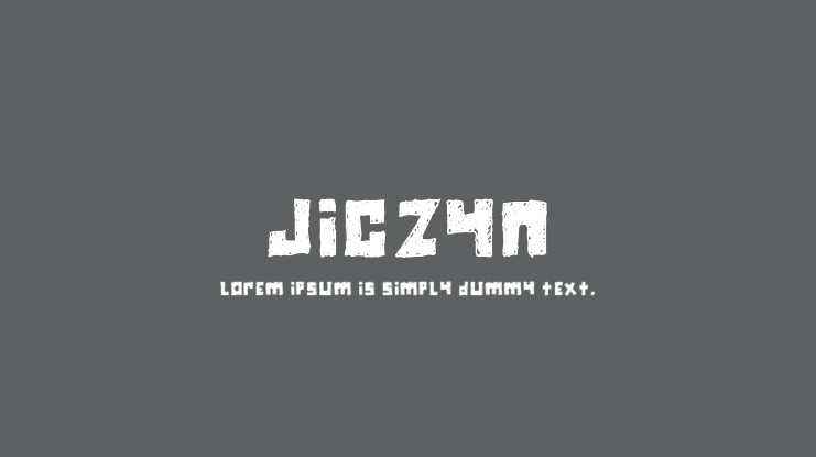Jiczyn Font