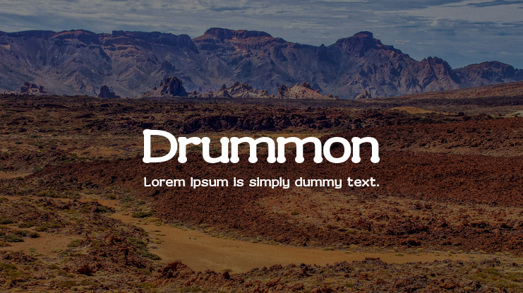 Drummon Font Family