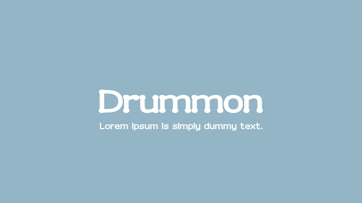 Drummon Font Family