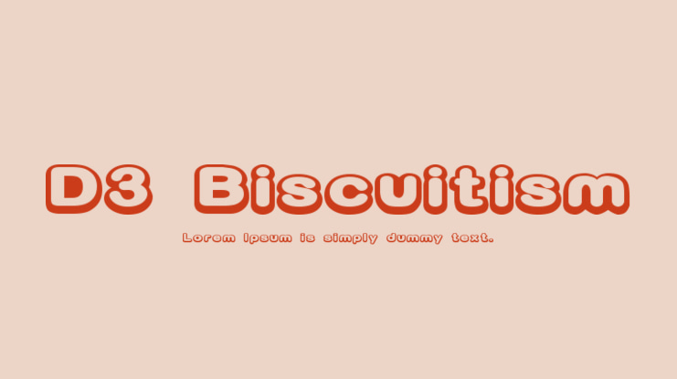 D3 Biscuitism Font Family