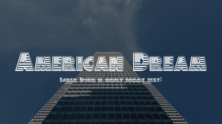 American Dream Font