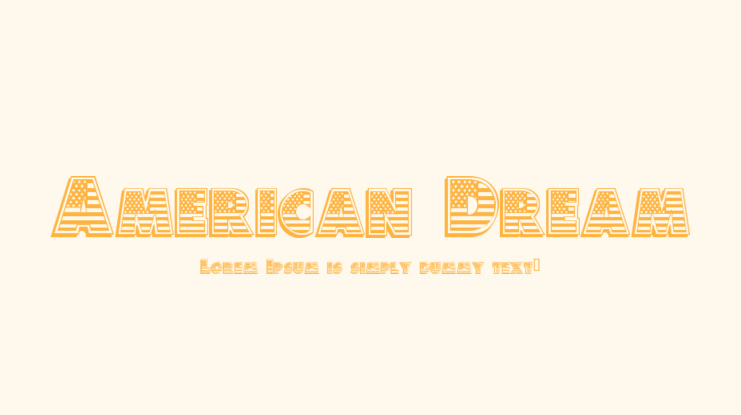 American Dream Font