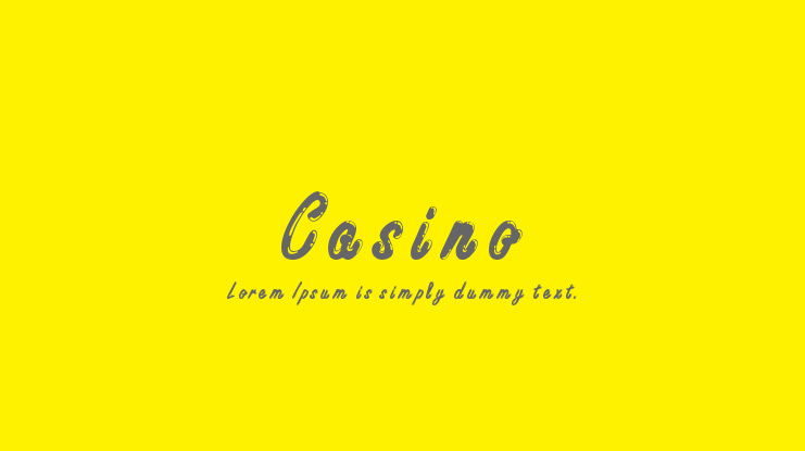 Casino Font