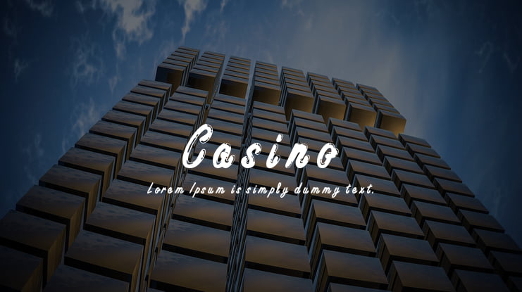 Casino Font