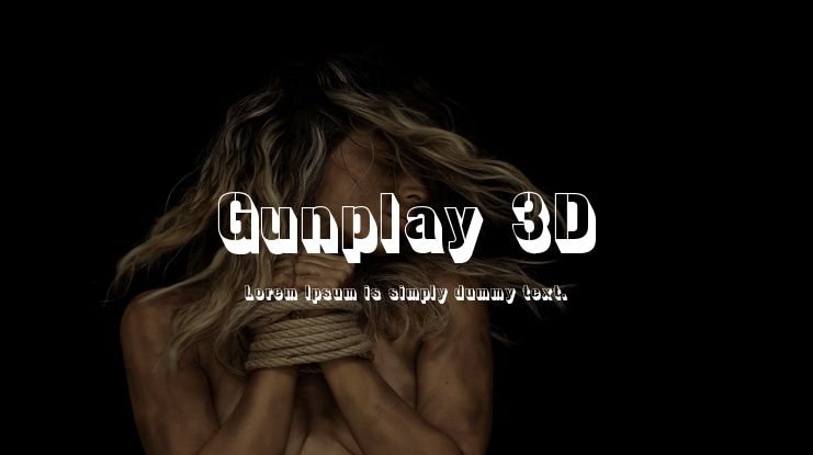 Gunplay 3D Font