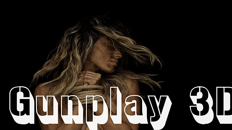 Gunplay 3D Font