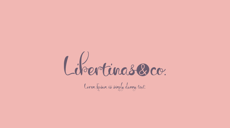 Libertinas-co. Font