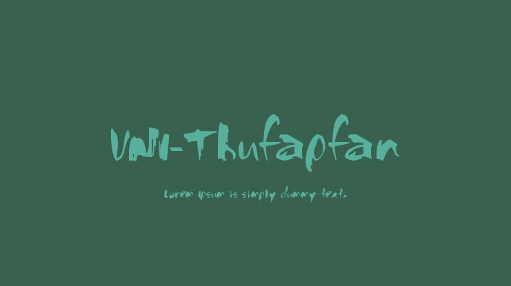 VNI-Thufapfan Font