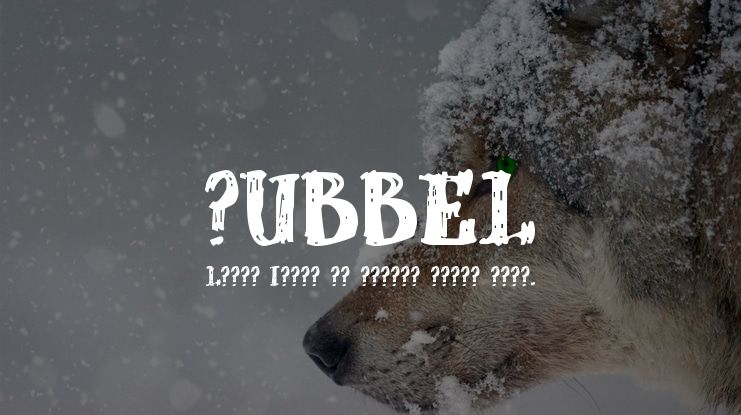 dUBBEL Font