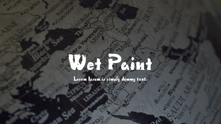 Wet Paint Font