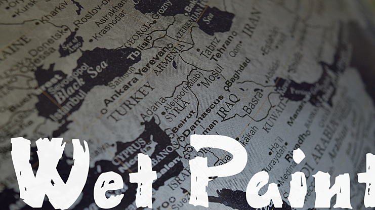 Wet Paint Font