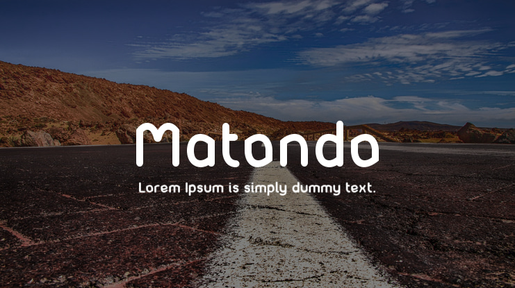 Matondo Font Family