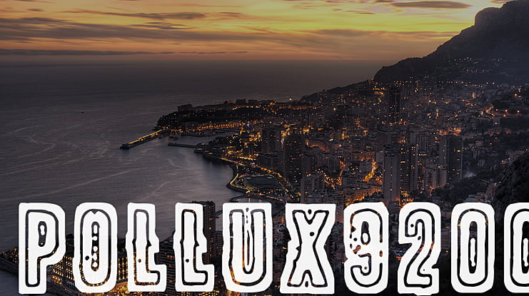 Pollux 9x Font Family