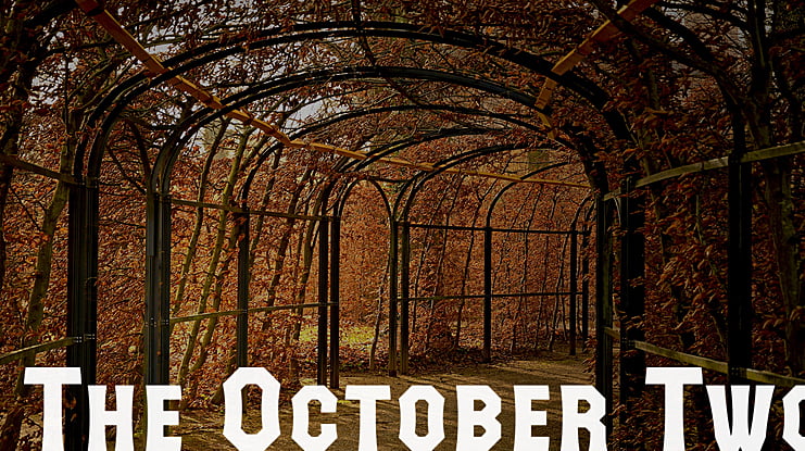 The October Two Font Family