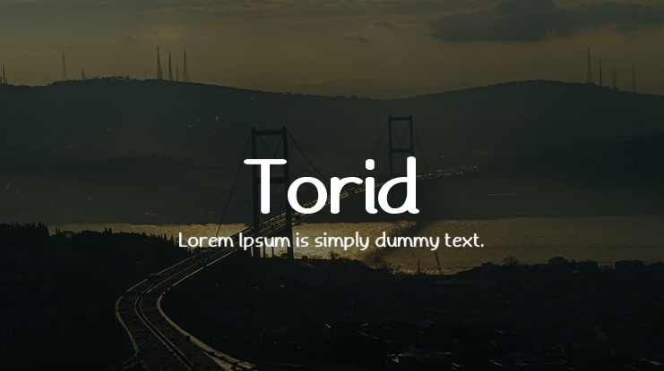 Torid Font Family
