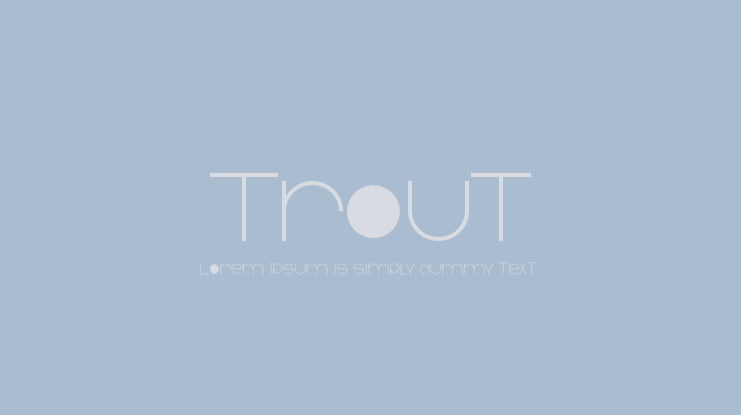 Trout Font