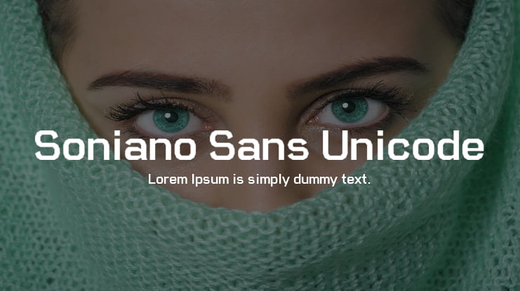 Soniano Sans Unicode Font