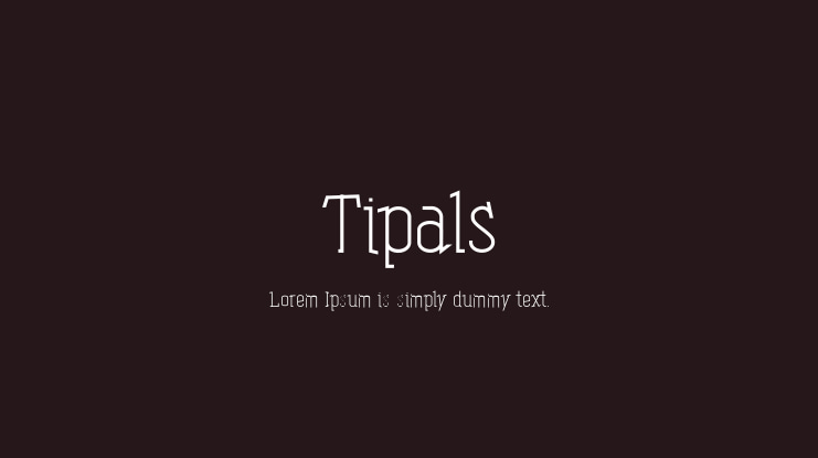 Tipals Font