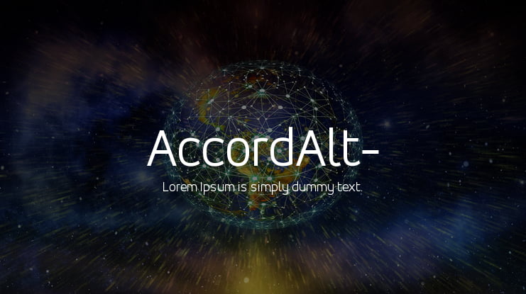 AccordAlt- Font
