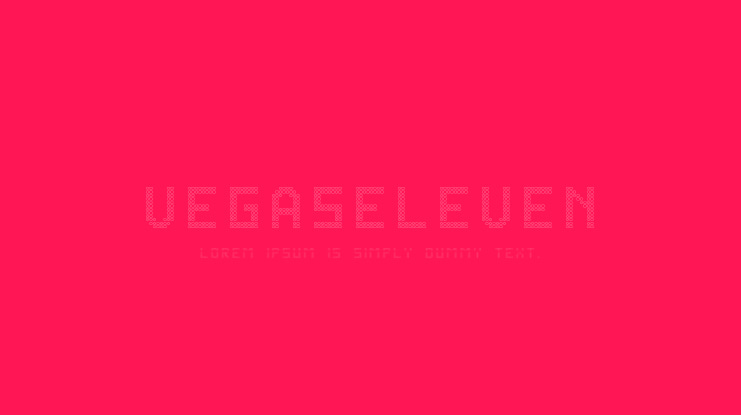 VegasELEVEN Font Family