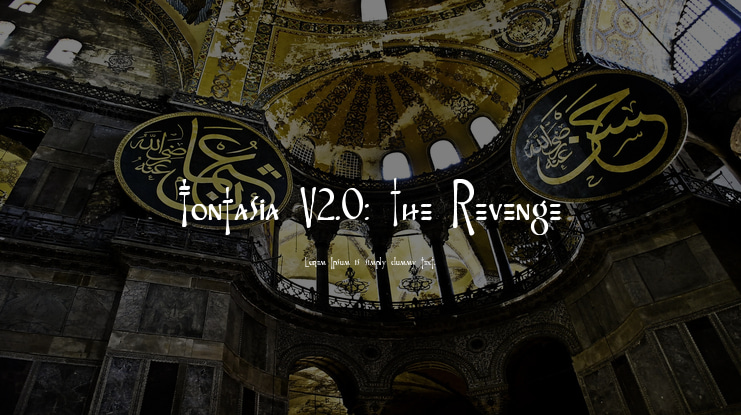 Fontasia V2.0: The Revenge Font