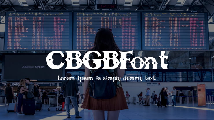 CBGBFont Font Family