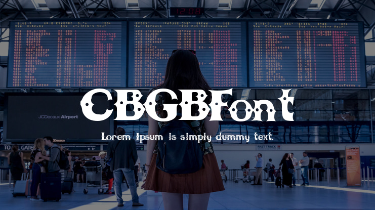 CBGBFont Font Family