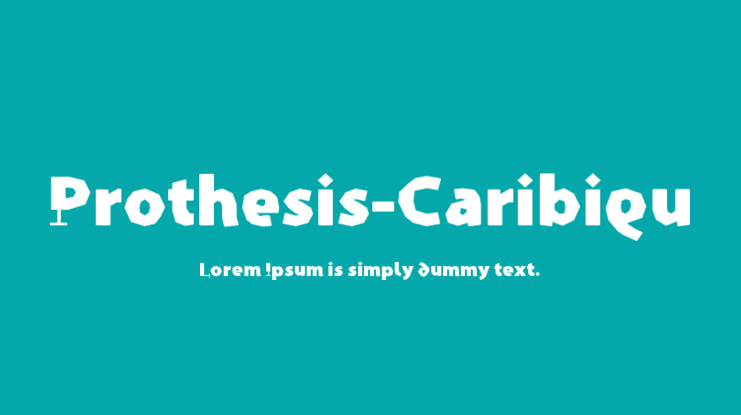 Prothesis-Caribiqu Font Family