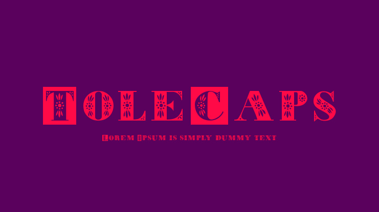 ToleCaps Font