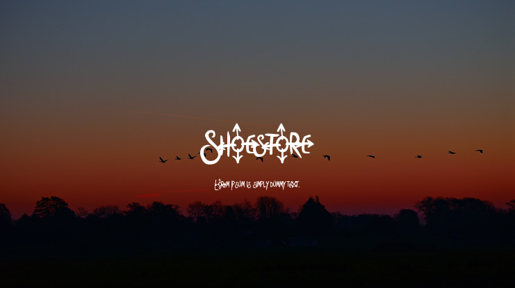 Shoestore Font