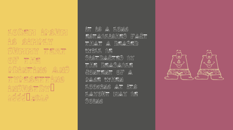 LMS Letterbat Friends Font