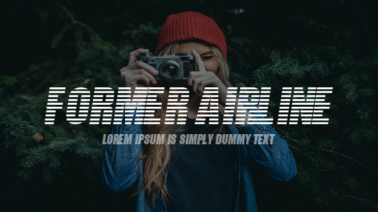 Former Airline Font