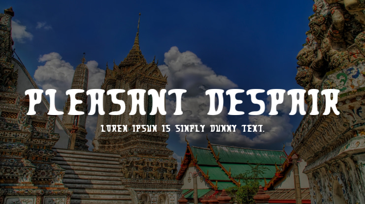 Pleasant Despair Font