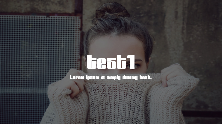 test1 Font