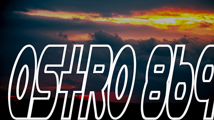 Astro 869 Font