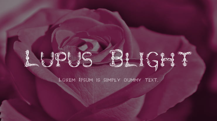 Lupus Blight Font
