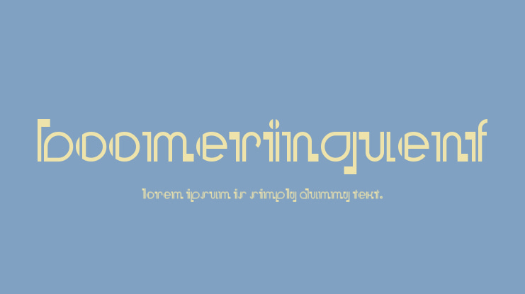 BooMeringueNF Font