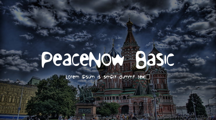 PeaceNow Basic Font