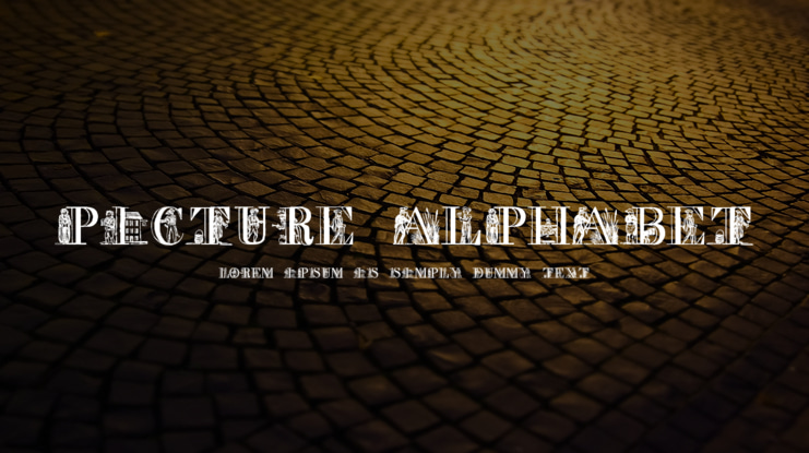 Picture Alphabet Font