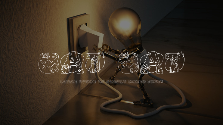 Cat Cat Font