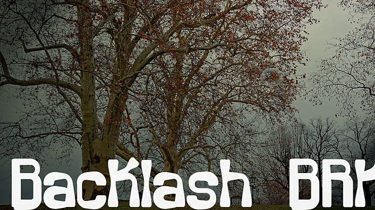 Backlash BRK Font