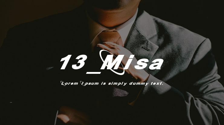 13_Misa Font